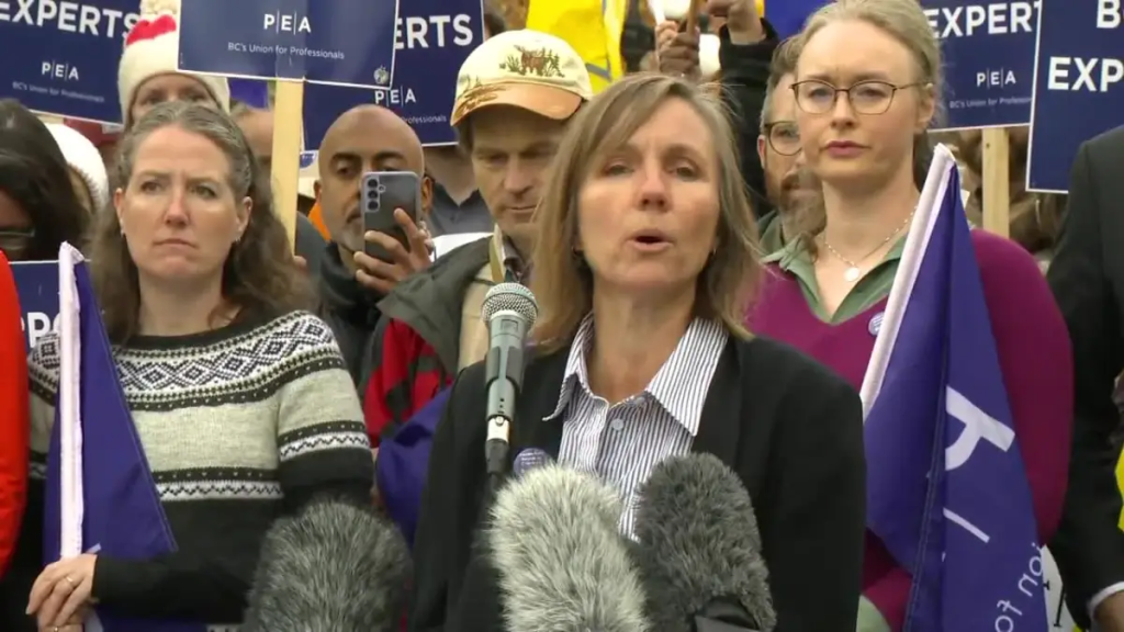 Professional Employees Association escalates job action alongside BCGEU members