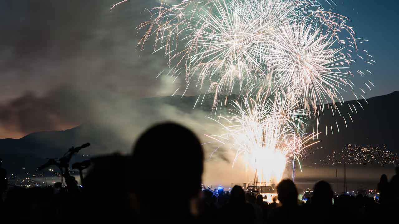 The Celebration of Light fireworks festival is seen on July 27, 2022. Vancouver Park Board commissioners have voted to advance city planning for a one-day fireworks event this summer, but no date has been set yet. (Gian Paolo Mendoza/CBC